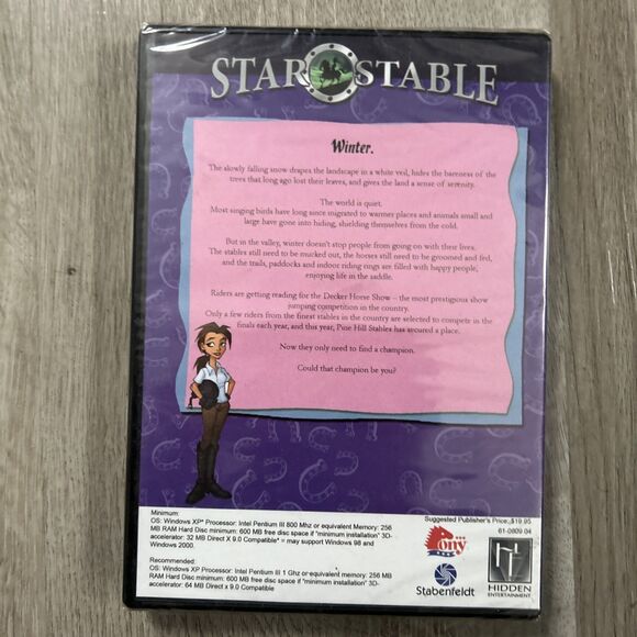 Star Stable Winter Riders Windows XP 98 2000 PC CDRom Horsemanship SIM Sealed - Picture 2 of 8